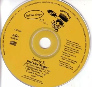 SANDY B. Feel Like Singin' 3 TRK BEARBEITUNGEN 12"" MIXE PROMO CD Single David Morales - Bild 1 von 1