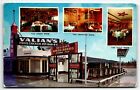 Valian's Restaurant Chrome Postcard Houston Texas PM 1954