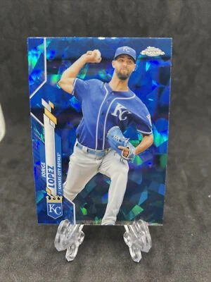 2020 Topps Chrome Sapphire Update Jorge Lopez #U-207 Kansas City Royals Baseball - Image 1 of 2