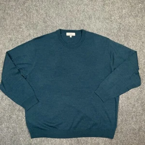 Turnbury Sweater Mens Size XXL Teal Wool Classic Casual Business - Picture 1 of 9