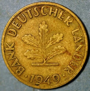 Germany Federal Republic 10 Pfennig 1949 KM# 108 - Picture 1 of 2