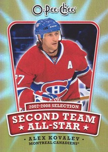 2008-09 O-Pee-Chee Second Team All-Star #2ND-AK Alex Kovalev