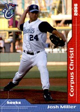 2006 Corpus Christi Hooks Grandstand #7 Josh Miller Philadelphia Pennsylvania PA
