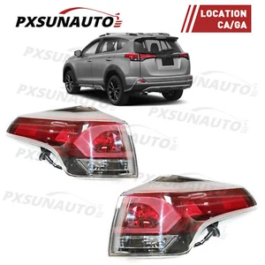 Left&Right Tail Light For 2016 2017 2018 Toyota RAV4 Driver&Passenger Side Outer - Picture 1 of 10