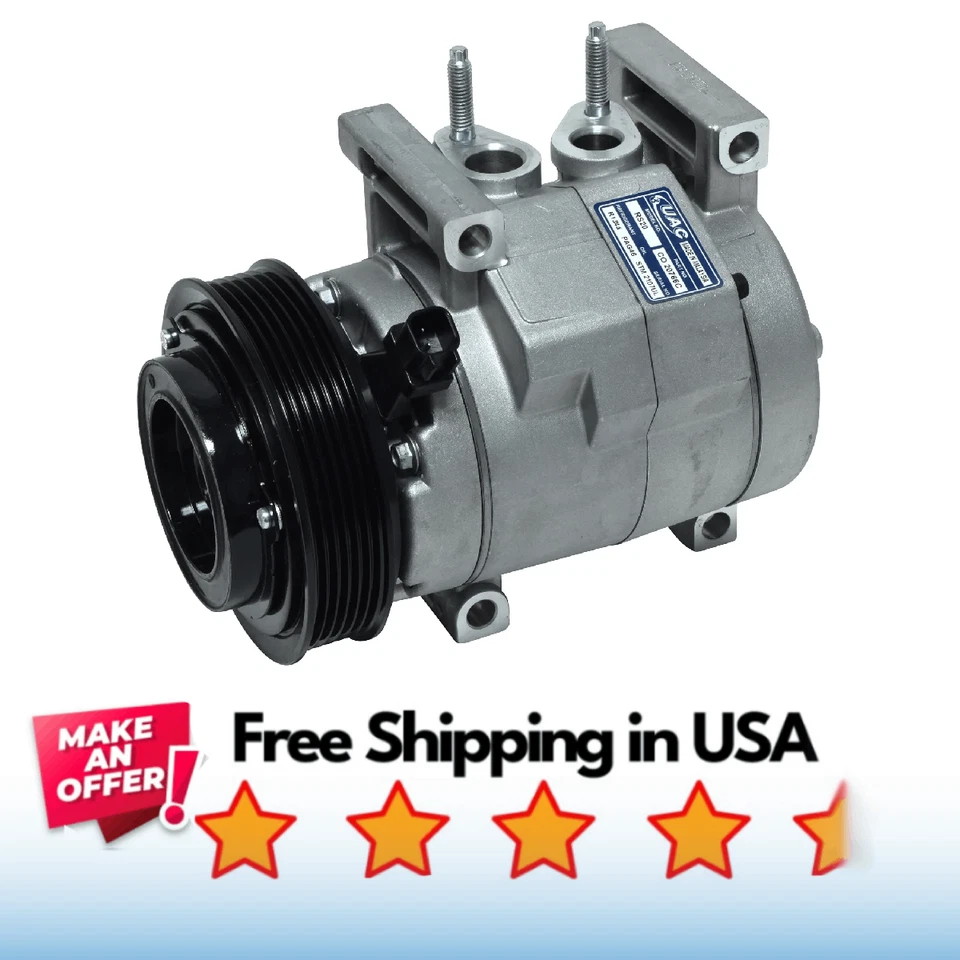 Compressor A/C Fit Dodge Durango 2011-2015, Jeep Grand Cherokee 2011-2015 - Image 1 of 1