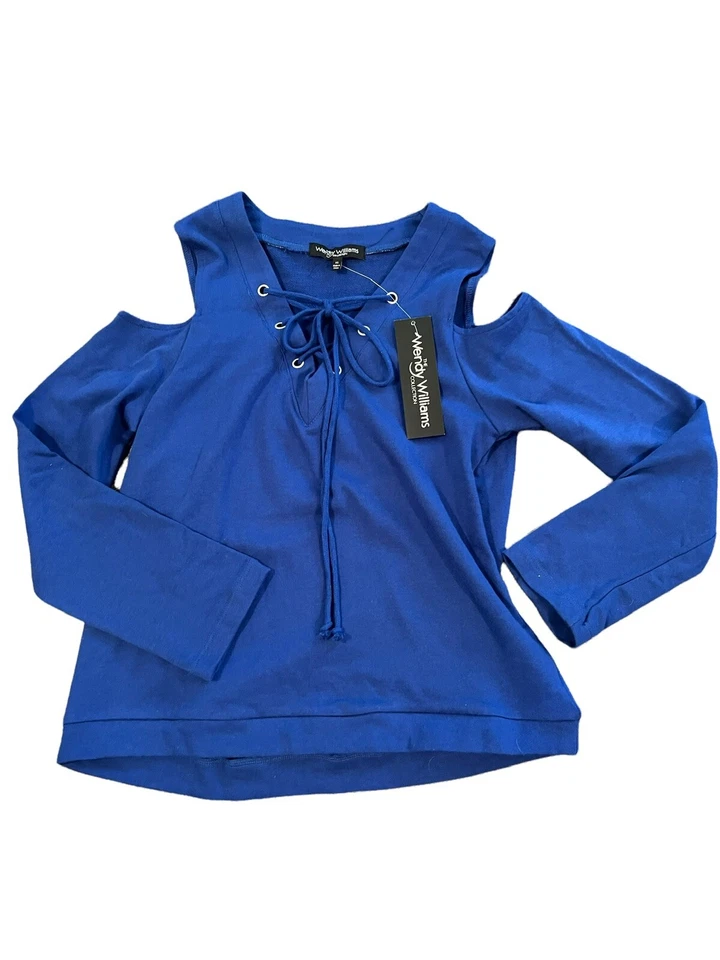 Wendy Williams Collection Sudadera Hombro Abierto Foto 1 de 4