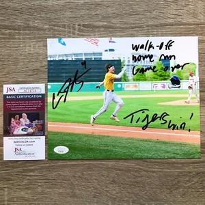 Cade Doughty Autographed 8x10 Photo “Walk-Off” Inscription LSU Tigers MLB w/ JSA - Picture 1 of 5