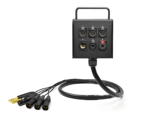 6-Ch Studio Wall Box | Mogami 2932 & Neutrik Gold Connectors | Standard | 5 Ft - Picture 1 of 1