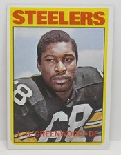 1972 Topps #101 L.C. Greenwood Pittsburgh Steelers ROOKIE Football Card