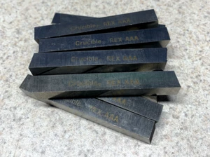Machinist Tool: Lot of 10 REX  AAA 3/8" Crucible Lathe Tool Bits, (NOS) - Picture 1 of 3