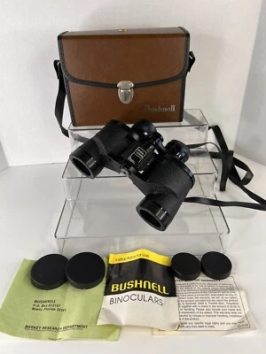 Bushnell - Vintage Insta Focus Binoculars - 7 x 35 Sport View - Case & Manual - Image 1 of 4