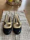 Orla kiely navy and cream Milly Shoes size UK4 - brand new