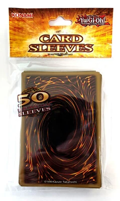 YuGiOh! 50 Card Back Sleeves - Fundas para tarjetas japonesas tamaño pequeño Konami fundas