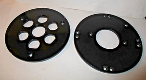 Vtg Round Bakelite Insulator Disc 6" Dia & 5-3/4" Dia x 3/16" w/ Multiple Holes - Picture 1 of 11