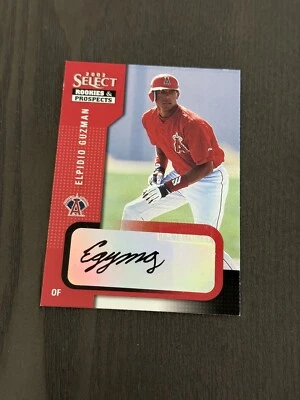 2002 Select Rookies & Prospects Autographs (Black Ink) #30 ELPIDIO GUZMAN Signed - Image 1 of 2