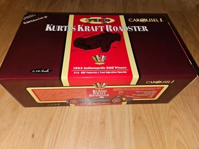 旋转木马 I 1953 印第安纳波利斯 500 冠军 #14 Bill Vukovich Kurtis Kraft Roadster — 第 1/4 张图片