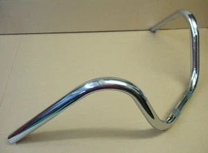 CPO Lenker "Buckhorn" i.80er Stil, HD® Standard-Klemmrändelung,Kabelkerbe,chrom - Bild 1 von 7
