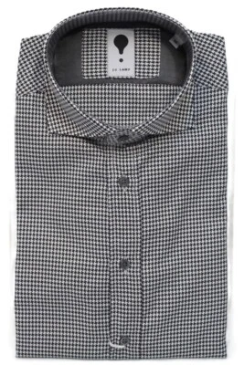 CAMICIA 89 € - 70% DE LAMP UOMO 1225 BIANCO NERO ult.mis.disp S A/I. - Immagine 1 di 2