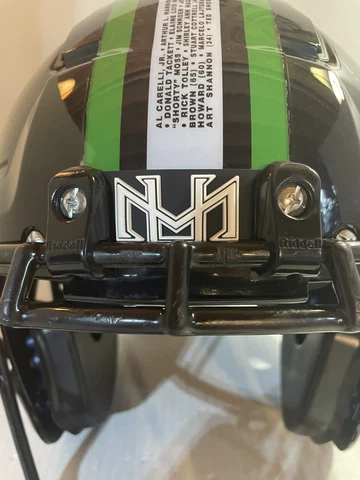 Marshall University 2022 Thundering Herd Black Out Trophy Helmet Schutt Large Cover