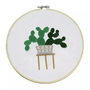 Hand Embroidery Kit 20cm - Beginners DIY Craft Project - Modern Needlework - Picture 1 of 1