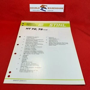Lista de repuestos Stihl HT 70, 75 (4138) 2000-07 - Imagen 1 de 2