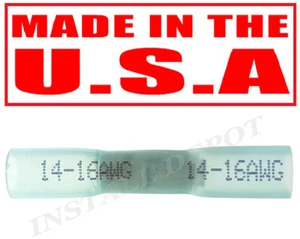 (50) 3M 16-14 AWG HEAT SHRINK BUTT CONNECTORS ELECTRICAL WIRE SPLICE WATERPROOF - Picture 1 of 3