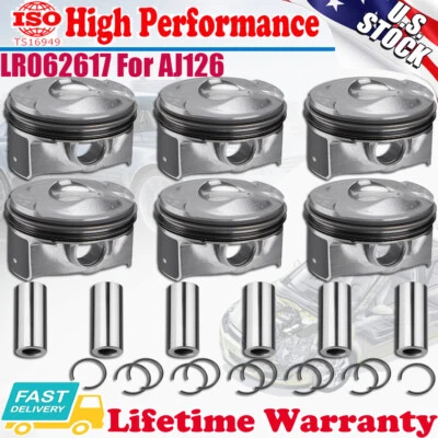 Juego de anillos de pistones de motor 10.5:1 para Land Rover Discovery Jaguar XF XE 3.0 SC V6 Foto 1 de 4