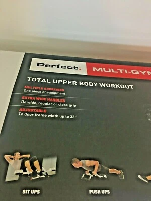 Perfect Fitness Multi-Gym Pro Doorway Pull up Bar and Portable Gym System -... - Image 1 of 4