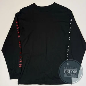 Camiseta gráfica manga larga escala negra BLVCK SCVLE talla M - Imagen 1 de 3