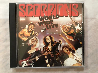 SCORPIONS: WORLD WIDE LIVE CD! 1985 W. GERMANY ATOMIC 422-824 344-2 M-1!NR-MINT! — 第 1/4 张图片