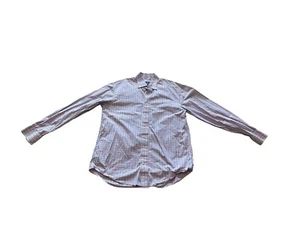 Vineyard Vines Whale Shirt Mens Medium Long Sleeve Plaid Pink Blue - Picture 1 of 4