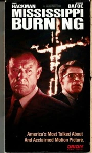 Mississippi Burning Gene Hackman Willem DafoeUSED VERY GOOD VHS - Picture 1 of 2