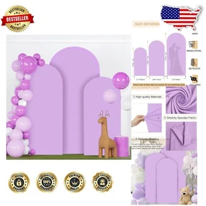 Lavendel Spandex Bogen Abdeckungen - perfekt für Hochzeiten, Babyparty & mehr - Bild 1 von 8