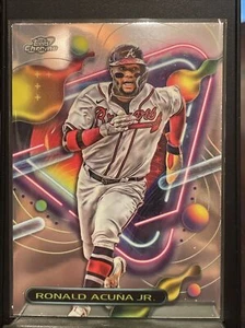 2023 Topps Cosmic Chrome Ronald Acuna Jr. #68 - Atlanta Braves MVP - Imagen 1 de 2