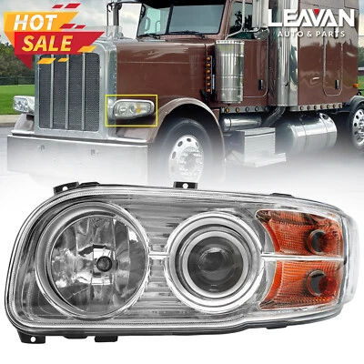 Headlight For Peterbilt 388 & 389 2008-2018 Left Driver Side - Imagem 1 de 4