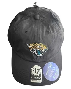 '47 Marke Jacksonville Jaguars Clean Up verstellbare Mütze - schwarz Polyester Einheitsgröße - Bild 1 von 2