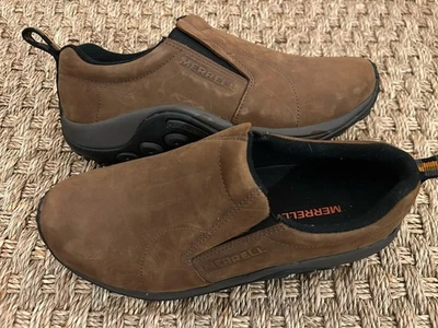 Sapato Slip-On Merrell J63839W Masculino Selva Moc Couro Nubuck Tamanho 10W Nunca Usado - Imagem 1 de 4