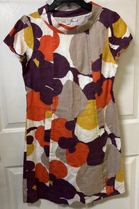 Women’s Boden Sz 6 Sheath Linen dress, Lined W/ Pockets - Picture 1 of 11