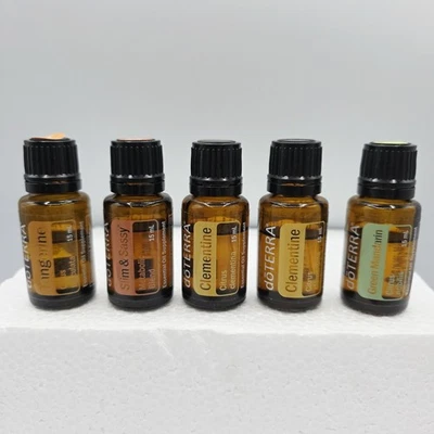 Lote de 5 Aceite Esencial Doterra 15ml Clementina Mandarina Delgada Mandarina Exp Foto 1 de 3