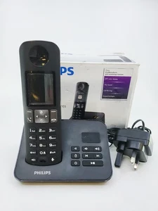 Philips D6051B Cordless Phone - Black - Picture 1 of 7
