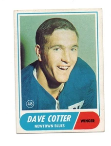 1969 Nrl Rugby League Scanlens (48) Dave COTTER Blues - Picture 1 of 2