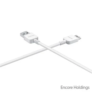Cable de enlace de datos Samsung - USB 3.0 - 4.0 PI - 5 pies - blanco GH39-01663A - Imagen 1 de 1