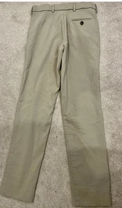 Ralph Lauren Boys Dress Pants Stretch Flat Front Size 12 Regular Khaki - Picture 1 of 4