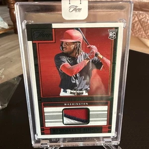 James Wood 2024 Panini Three & Two /5 Rookie Patch Baseball's Best Nationals - Picture 1 of 4