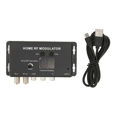 M70RV TV Link Modulator Support PAL/NTSC Professional AV To RF Converter For AV - Bild 1 von 4