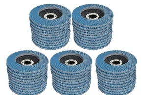 50 Pack 4-1/2"×7/8'' 40 Grit T29 Premium Zirconia Flap Disc Sanding Grinding US - Picture 1 of 2