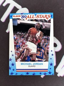 Adesivi Fleer Michael Jordan 1989-90 #3 Bulls gg - Foto 1 di 2