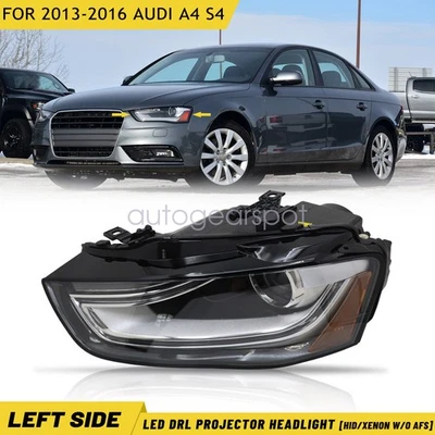 For 2013-2016 Audi A4 S4 Xenon/HID Headlight W/O AFS AU2502181 Left Side Foto 1 de 4