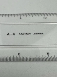 MUTOH | A-4 | JAPAN | 18" | Zeichenlineal - Bild 1 von 14