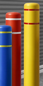 BRAND NEW! Post/Bollard Cover 4.5" X 52" with Two Recessed 3M Reflective Bands  - Picture 1 of 3